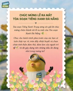 CHÚC MỪNG TÒA SOẠN XANH ĐÀ NẴNG CHÍNH THỨC RA MẮT